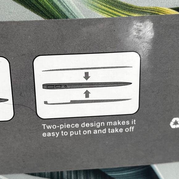 Hard shell Protective Case for MacBook Pro 13" Floral Plastic Bird Flower Design - Picture 6 of 8